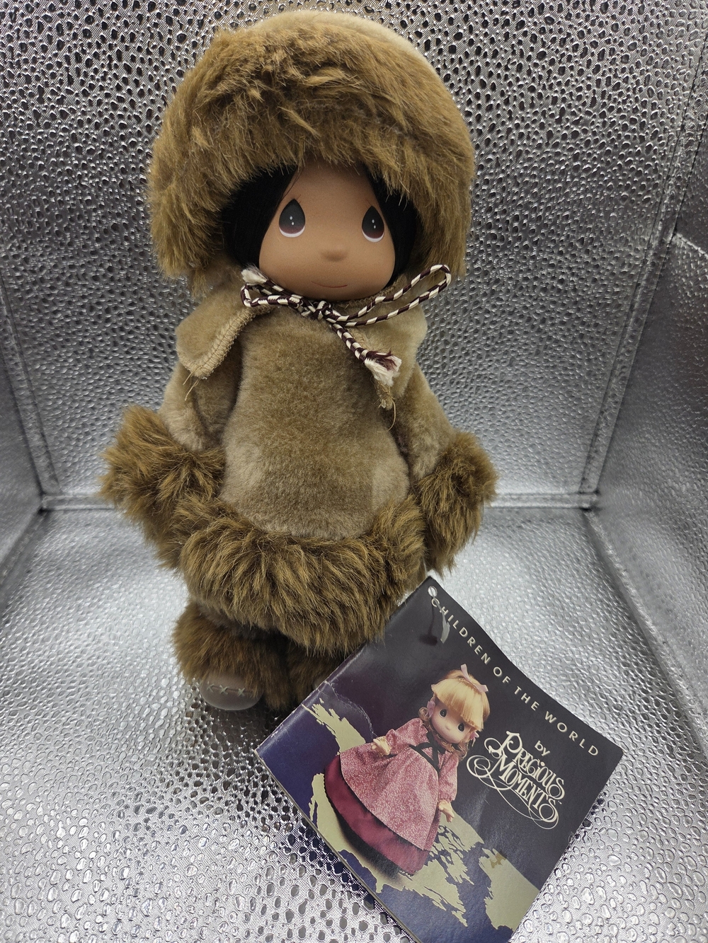Precious Moments 'Children of the World' Eskimo Doll - Brown Fur Outfit